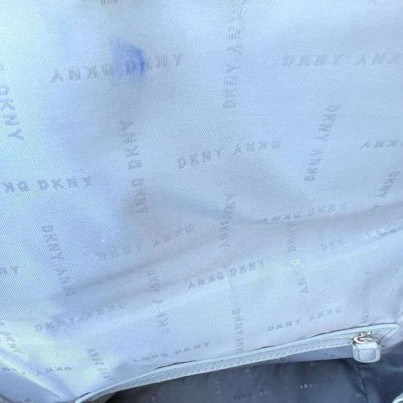 DKNY Silver Top Handle Backpack Handbag - Picture 11 of 12